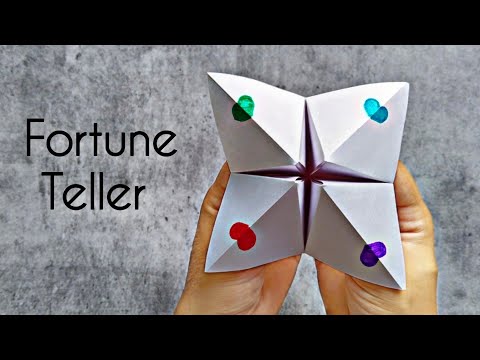 How to Make a Paper Fortune Teller | Easy Tutorial |