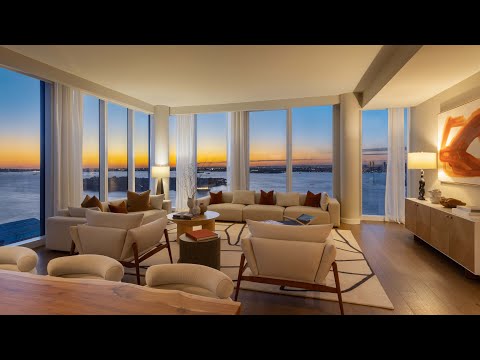 TOURING A $10M Brooklyn NYC Penthouse with CRAZY Views | Quay Tower, PH2A | SERHANT. New Development