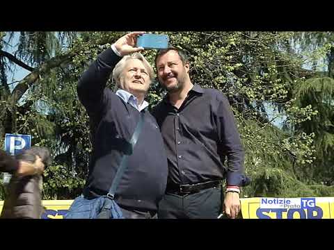 2019-04-01 PRATO - SPADA INCONTRA SALVINI CHE LANCIA LA SUA CANDIDATURA