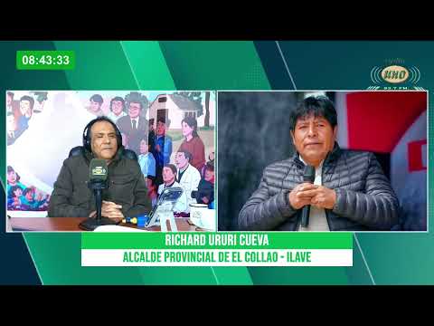 Entrevista a Richard Ururi alcalde de El Collao Ilave sobre filial de la UNJBG en Puno.