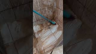 ASMR limpeza do banheiro #asmrcleaning #limpezasatisfatoria #cleaning #faxinapesada #cleanhouse