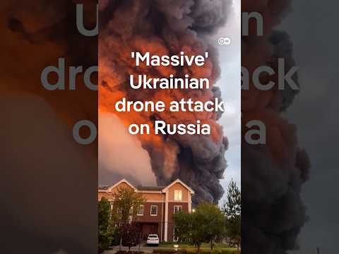 Ukraine attacks Russia with hundreds of drones | DW News