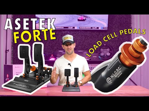 Asetek Forte Load Cell Sim Racing Pedals - In Depth Review!