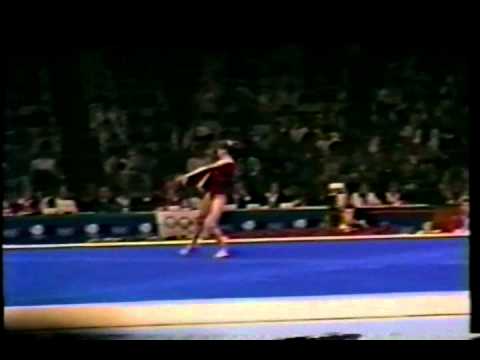 4th T USA Chelle Stack FX - 1988 Olympic Games 9.800