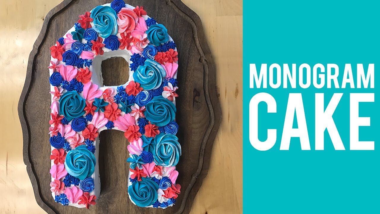How to Make a Monogram Cake