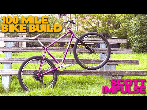 100 Mile Bike Build - Scott Impulse Retro MTB Touring Build Ride London 2023