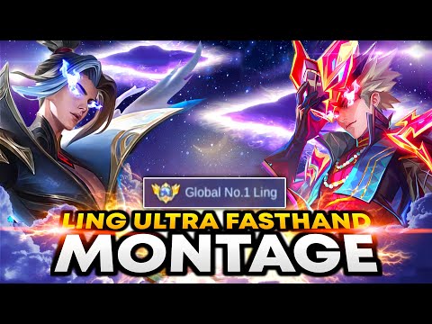 LING MONTAGE SUPER FASTHAND ( all skin ) INSANE HAND SPEED COMBO - MONTAGE Eps 26 | Mobile Legends