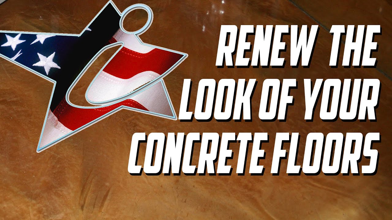 Renew helps with repairing scratches on shiny epoxy concrete floors?
