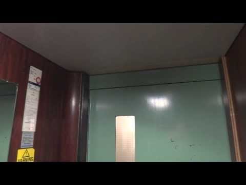 old KONE Asea Graham (mod. by: KONE) traction elevator @ Torggatan 9, Sundsvall, Sweden.