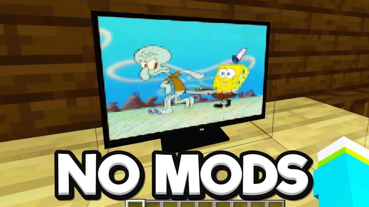 I Built A WORKING TV in Minecraft