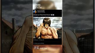 Download lagu Attack on Titan First Punch ☠️☠️ #eren #anime #shorts #edit mp3 Download lagu Attack on Titan First Punch ☠️☠️ #eren #anime #shorts #edit mp3
