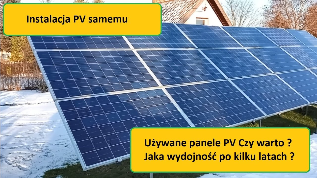 Watch Fotowoltaika zrób to sam ! Używane panele z farm Jaka produkcja now Fotowoltaika zrób to sam ! Używane panele z farm Jaka produkcja