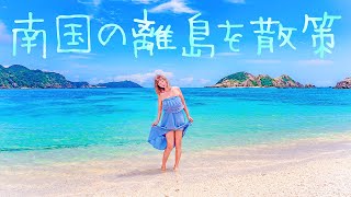 【リゾートに最適】ベアフィッシュテールワンピで散策。(#^^#)