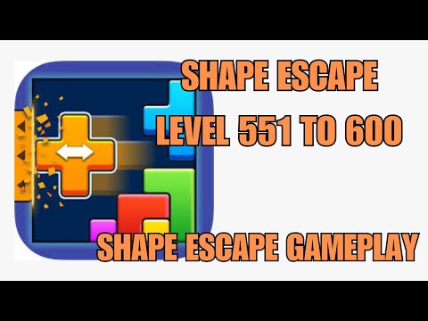 SHAPE ESCAPE LEVEL 551 to 600 SOLVED!