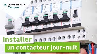 Comment installer un contacteur jour/nuit ?