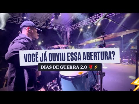 VOCÊ JA OUVIU ESSA ABERTURA? | Dias de guerra 2.0 | #drumcam #show #valescamayssa