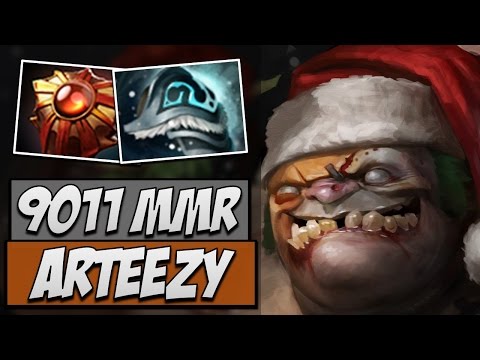 EG.Arteezy Pudge - 9011 MMR | Dota Gameplay 7.14
