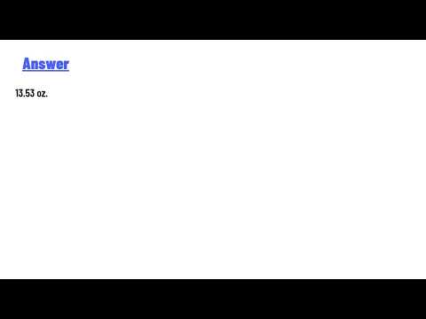 400 Ml En Oz