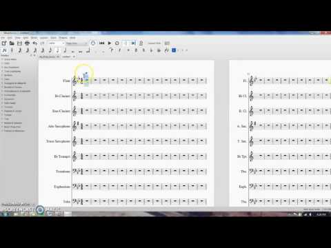 Musescore 2: Setup and Note Entry