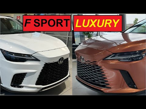 2024 Lexus RX 350 F Sport Vs Luxury Visual Comparison in 4K