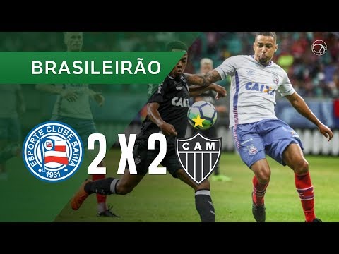 BAHIA 2 x 2 ATLÉTICO-MG - GOLS - 30/07 - BRASILEIRÃO 2018