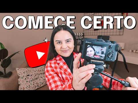 Como Fazer Seu PRIMEIRO VÍDEO Do YouTube (Do Começo Ao Fim)! & Dicas E Ideias De Vídeo Pra Gravar
