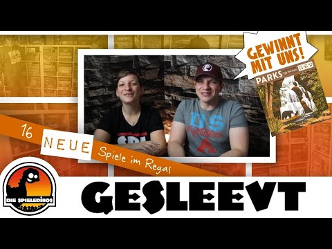 Gesleevt neue 16 neue Brettspiele im Regal im Juli. Gewinnt PARKS!