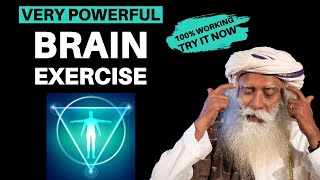 A Powerful Meditation Technique | Triangle Brain Exercise | 7 chakra | Sadhguru On Mind |ft.sadhguru
