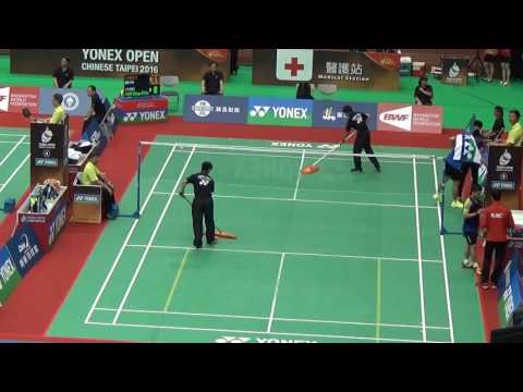 20160629TAIPEI OPEN MS 周天成(台)vs Giap Chin Goh吳燁展﻿(馬)2-2