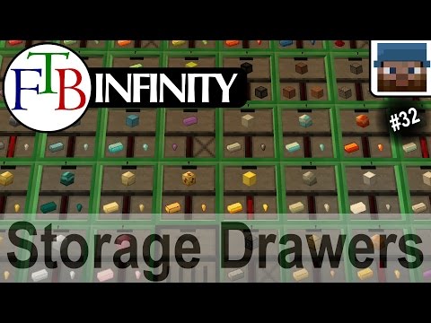 Minecraft FTB Infinity 32 - Storage Drawers