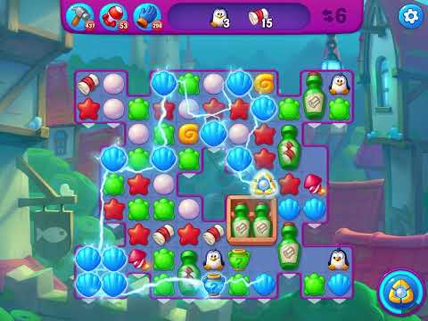 Fishdom Very Hard level 7022 no boosters フィッシュダム ベリーハード [Friend's]