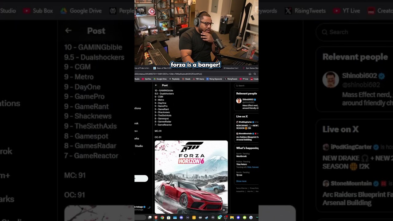 The Black Hokage says Forza Horizon 6 is a CERTIFIED BANGER!!!
