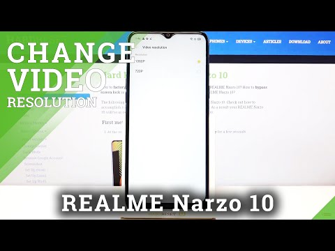 How to Change Video Resolution on REALME Narzo 10 – Video Quality