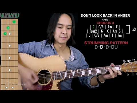 Don't Look Back In Anger Guitar Cover Oasis 🎸 |Tabs + Solo|