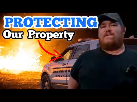 PROTECTING OUR PROPERTY ... He Set It On FIRE ... $1,000 CASH REWARD FOR CAPTURE