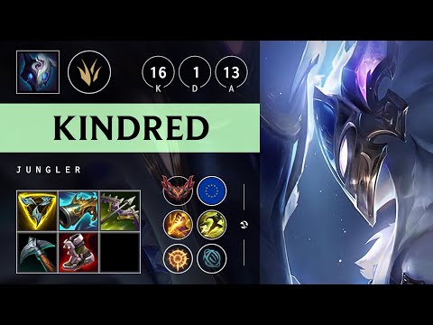 Kindred Jungle vs Xin Zhao - EUW Grandmaster Patch 25.12