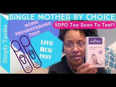 Progesterone Test and Can I Take a Pregnancy Test 5DPO? Video