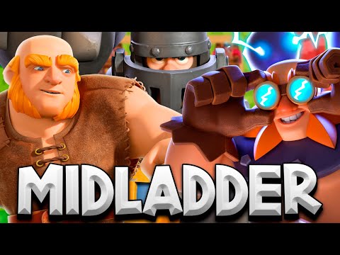 DESTROYING OVERLEVELED NOOBS ON MIDLADDER 😱 - Clash Royale