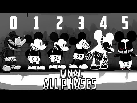 Mickey Mouse NEW ALL PHASES (0-5  PHASES) The Final Friday Night Funkin'