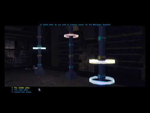 Kotor 1 - Tomb of Naga Sadow Energy Pillar Puzzle