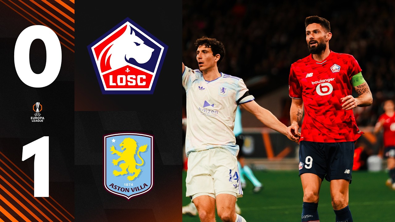Lille vs Aston Villa Highlights