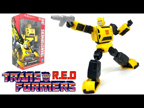 Transformers R.E.D G1 BUMBLEBEE Unboxing & Review