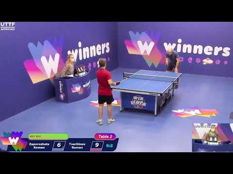 WINners CUP table 2  14.10  Zaporozhets Roman - Tveritinov Roman 16:15