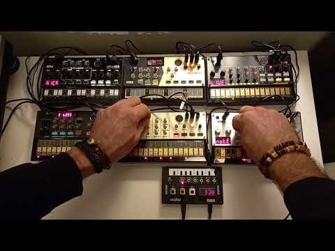 Live Epic Goa Trance Jam - One Take! - Korg Volca was made for this!!!