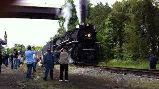 preview picture of video 'Nickel Plate 765 at CVSR Akron Northside'