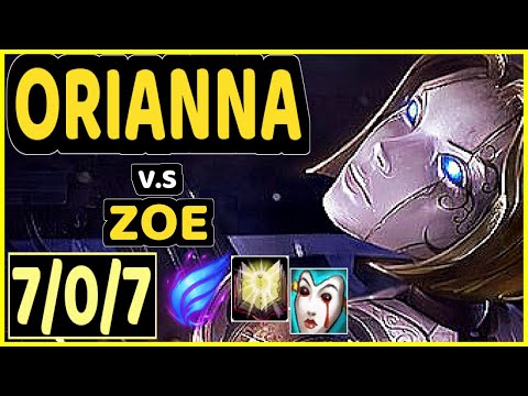 NEMESIS (ORIANNA) vs ZOE - 7/0/7 KDA MID CHALLENGER GAMEPLAY - EUW