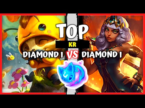 Korean Teemo Top vs One Trick Qiyana - KR Rank S11