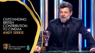 Ian McKellen Presents Andy Serkis with Outstanding British Contribution to Cinema | EE BAFTA Film video