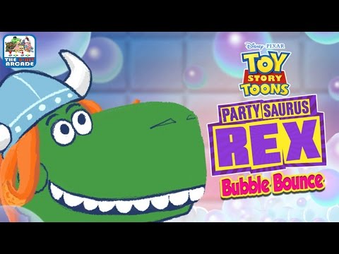 Toy Story Toons - PartySaurus Rex: Bubble Bounce - Throw An Epic Party (Gameplay) Video