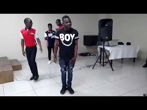 G Yamzy UCKG stage perfomance. "cereb wabhoo"